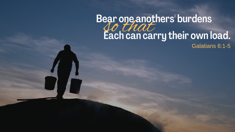 Sharing burdens and carrying loads. – The Rev. Alexander Pryor